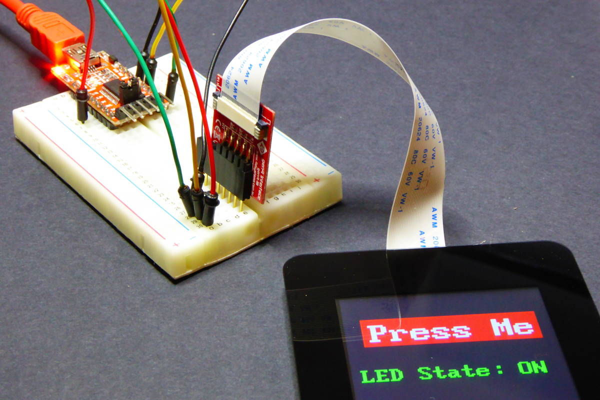Controlling 4DSystems Diablo16 and Picaso Displays From Python - Tinkerman